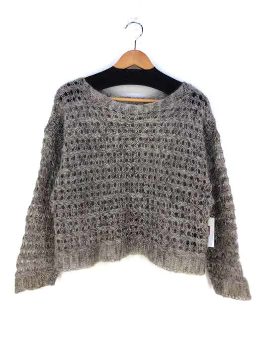 SLOBE IENA Fi.m(スローブ イエナ) モヘヤカギ針ニット レディース  無
