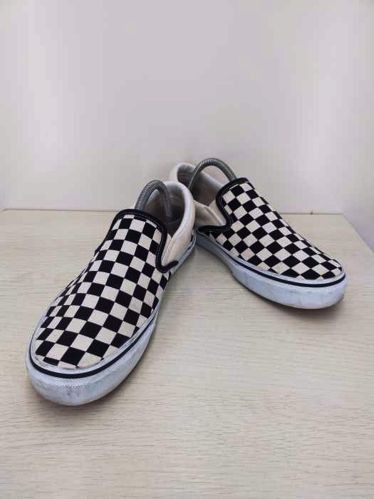 VANS(バンズ) SLIP ON スリッポン BLACK/WHT/CHK メンズ シューズ スニーカー