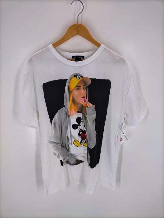 ZARA(ザラ) キャラクタープリントクルーネックTシャツ レディース import：M