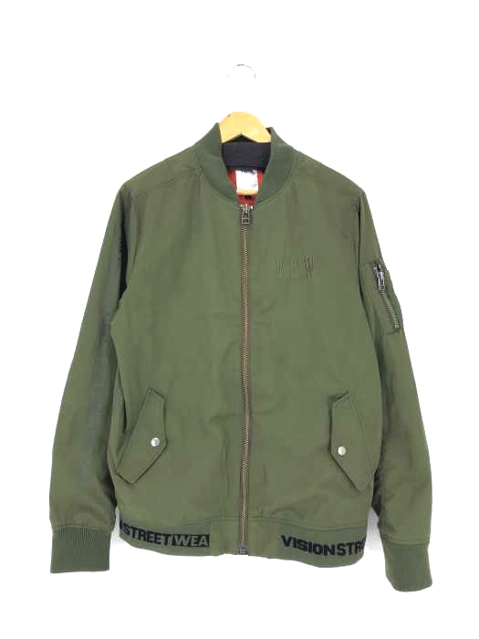 VISION STREET WEAR(ヴィジョンストリートウェア) スプラッシュMA-1 ナイロンジャケット メンズ JPN：L