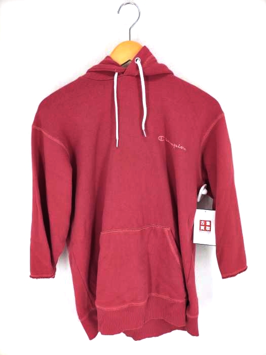 Champion(チャンピオン) 7分袖スウェットパーカー メンズ JPN：M