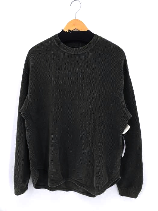 crepuscule(クレプスキュール) MOSS STITCH P/O 鹿の子編み ニット メンズ JPN：1