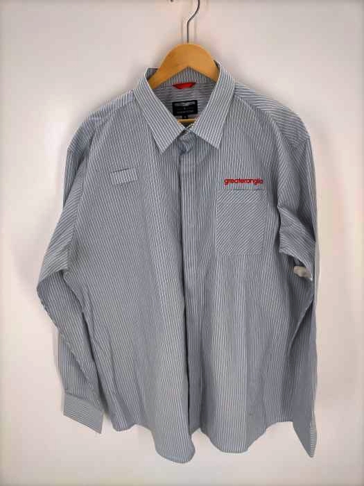 USED古着(ユーズドフルギ) Greater Anglia オランダ国営鉄道 長袖ワークシャツ メンズ 18