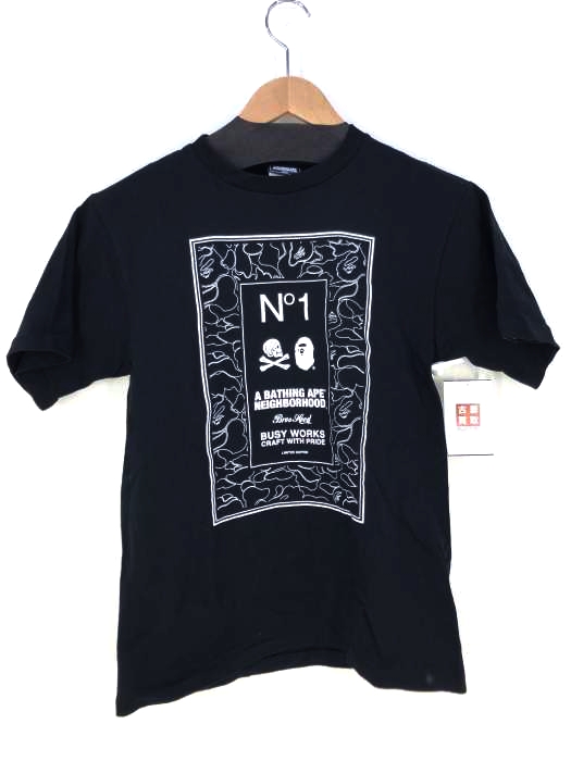 A BATHING APE(アベイシングエイプ) N°1 BAPE NBHD TEE メンズ  S