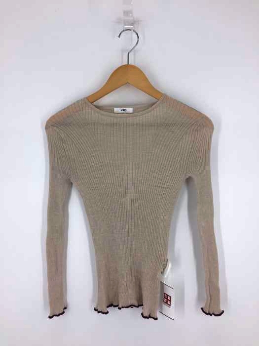 ヴィルド VillD WOOL/NYLON RIB KNIT TOPS レディース JPN：38