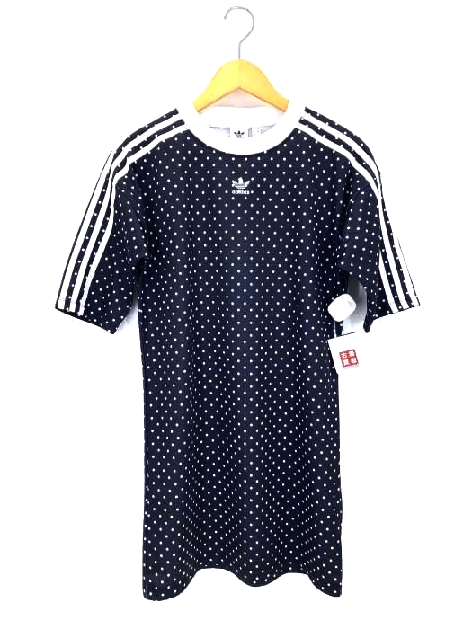 adidas Originals(アディダスオリジナルス) ドット柄クルーネックワンピース レディース JPN:L