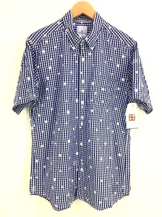 uniform experiment(ユニフォームエクスペリメント)  S/S STAR PRINT GINGHAM CHECK B.D SHIRT メンズ  4