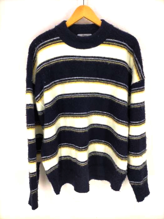 USED古着(ユーズドフルギ) Flugge big border knit tops メンズ 表記無