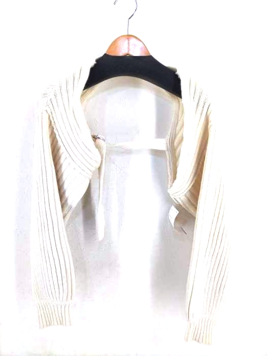 SLY(スライ) LAMBS WOOL BACKLESS ARM C／D レディース FREE