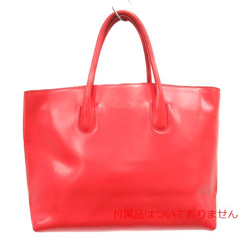 FURLA(フルラ) トートバッグ ハンドバッグ レザー ロゴ 赤 レッド /SR28 レディース  実寸サイズをご参照ください。