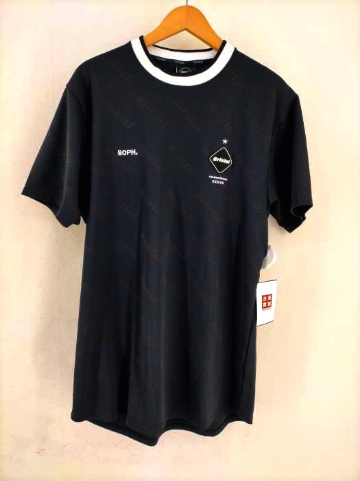 F.C.Real Bristol/ F.C.R.B.(エフシーレアルブリストル / エフシーアールビー) ロゴ刺繍ジャージーカットソー メンズ  L