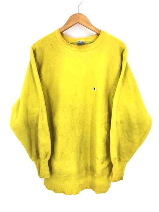 Champion(チャンピオン) USA製 ボロ 目あり REVERSE WEAVE リバースウィーブ スウェットシャツ メンズ import：L