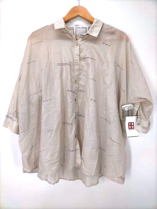 BEARDSLEY(ビアズリー) 22SS フォーチュンプリントブラウス シルクコットン レディース FREE