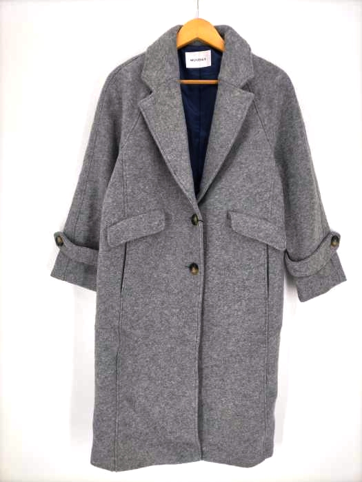 moussy(マウジー) SINGLE BREASTED WOOL COAT レディース  1