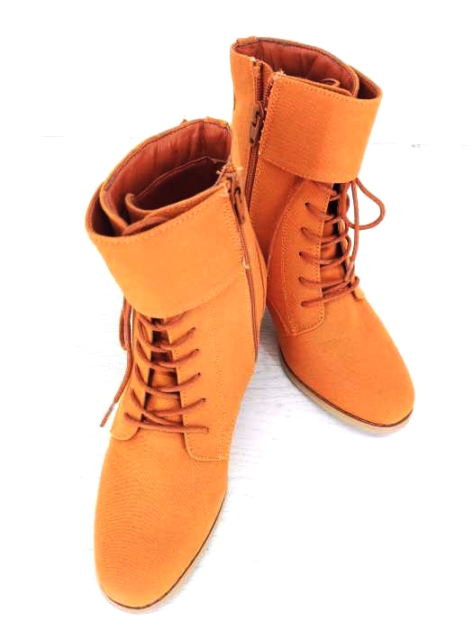 RCWB/RODEO CROWNS WIDE BOWL(ロデオクラウンズワイドボウル) FLOWER HEEL ブーツ レディース  M