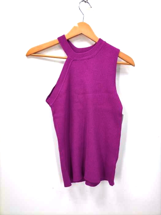 LAGUA GEM(ラグアジェム) SUMMER KNIT ONE SHOULDER TOPS レディース  S