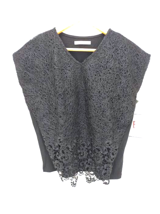 TONAL(トナル) レース切替Vネックカットソー レディース JPN:38