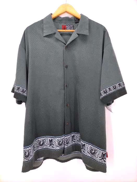 USED古着(ユーズドフルギ) {{pineapple connection}}  開襟シャツ メンズ import：XL