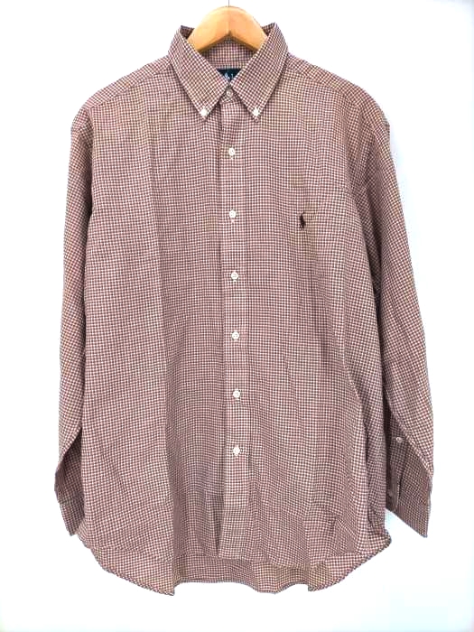 RALPH LAUREN(ラルフローレン) YARMOUTH スモールポニー刺繍チェック柄BDシャツ メンズ  41-84