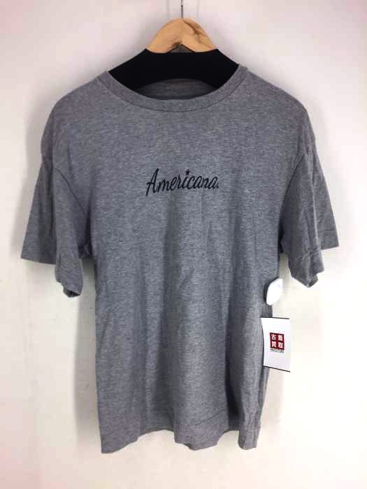 アメリカーナ Americana ロゴプリントクルーネックTシャツ レディース 表記無