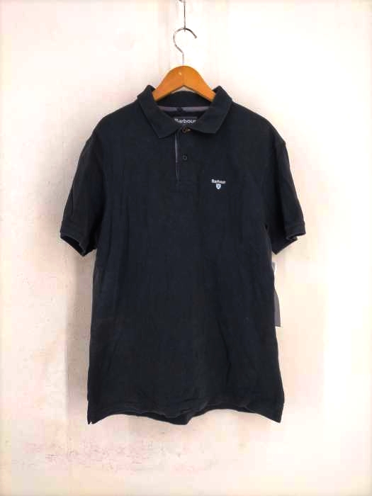 バブアー Barbour ロゴ刺繍ポロシャツ メンズ JPN：L