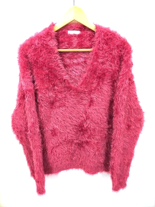 ラウンジドレス Loungedress Vネックワイドシャギーニット レディース FREE
