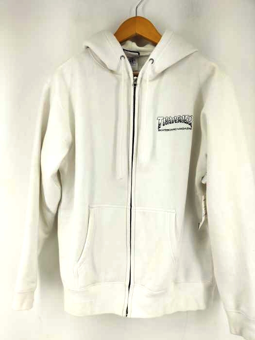 スラッシャー THRASHER ロゴジップアップフーディー メンズ  L