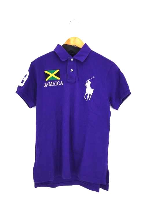 Polo by RALPH LAUREN(ポロバイラルフローレン) CUSTOM FIT ビッグポニー刺繍 JAMAICA 鹿の子ポロシャツ メンズ トップス ポロシャツ