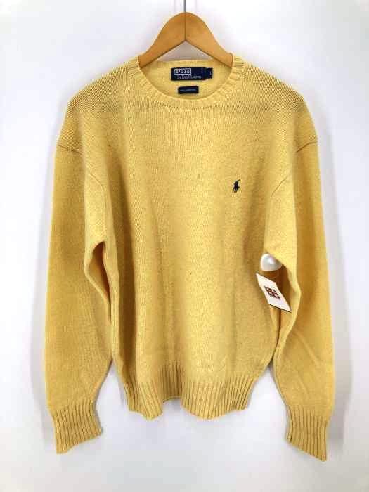 Polo by RALPH LAUREN(ポロバイラルフローレン) LAMBSWOOL クルーネックニットセーター スモールポニー メンズ トップス ニット・セーター