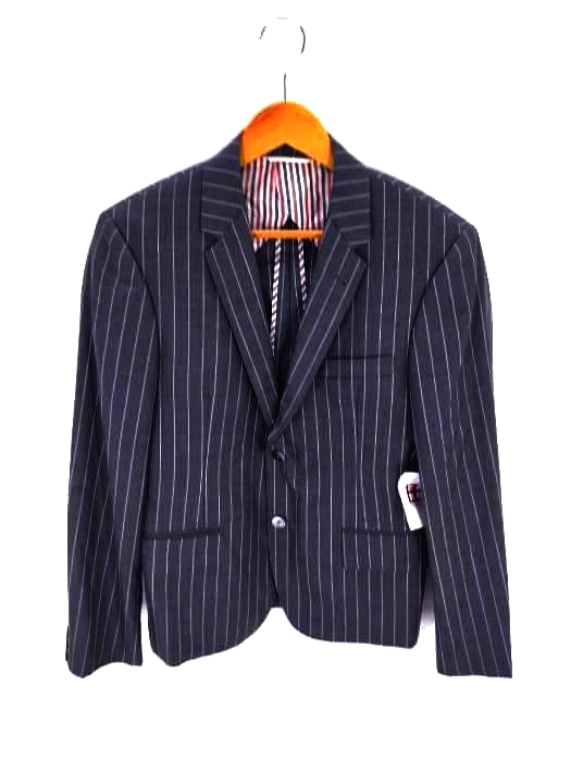THOM BROWNE(トムブラウン) ストライプウール2Bシングルテーラードジャケット メンズ JPN：2