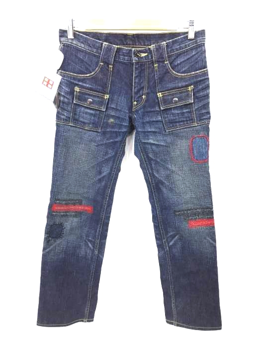 NUMBER (N)INE(ナンバーナイン) リペア加工ブッシュデニム メンズ  SIZE1 LENGTH30