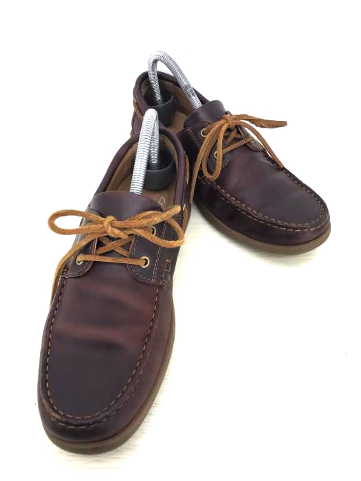 Clarks(クラークス) レザーデッキシューズ メンズ UK：6.5