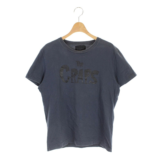 LOUNGE LIZARD(ラウンジリザード) Tシャツ カットソー 半袖 プリント プルオーバー 2 ブルーグレー /CM ■GY メンズ  2（日本サイズM相当）