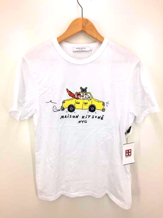 MAISON KITSUNE メゾンキツネ(メゾンキツネ) OLY タクシー フォックス クラシック Tシャツ レディース JPN：S