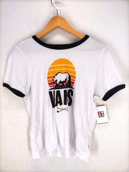 VANS(バンズ) プリントリンガーTシャツ レディース JPN:L
