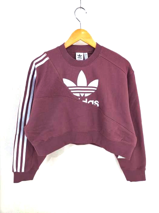 adidas(アディダス) 21AW ショート丈ロゴスウェット レディース JPN:M