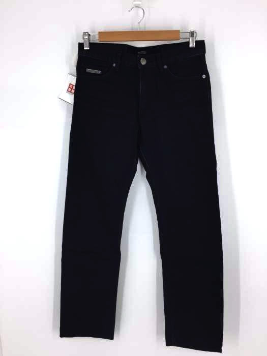 BURBERRY BLACK LABEL(バーバリーブラックレーベル) ブラックデニムパンツ メンズ  73