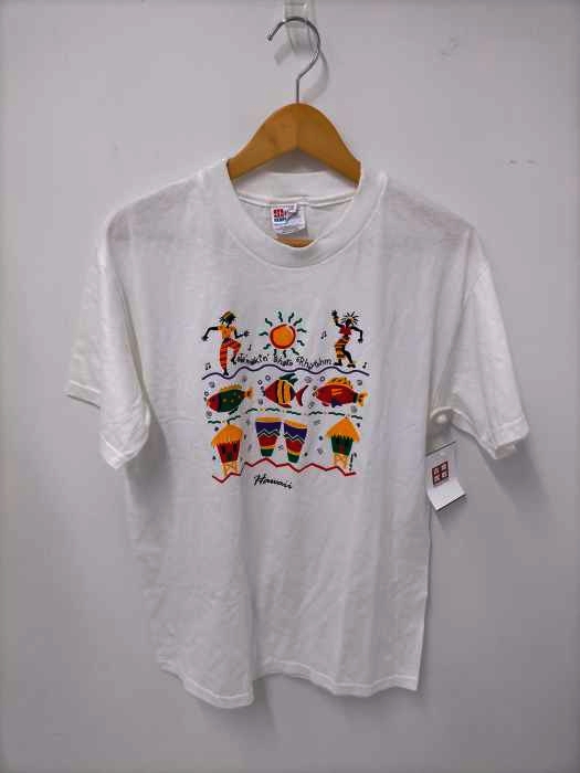 Hanes(ヘインズ) USAMADE JAMKIN THAT RHYTHMプリントTシャツ メンズ import：M