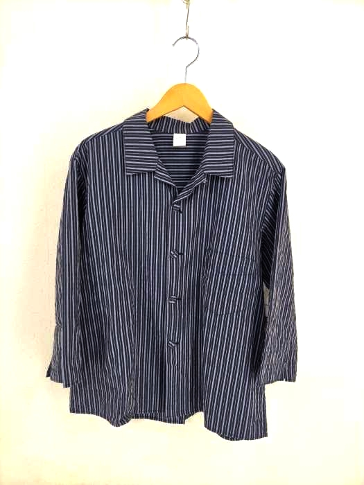 tac:tac(タクタク) 17ss 包みボタンシアサッカーストライプ半袖シャツ メンズ JPN：S