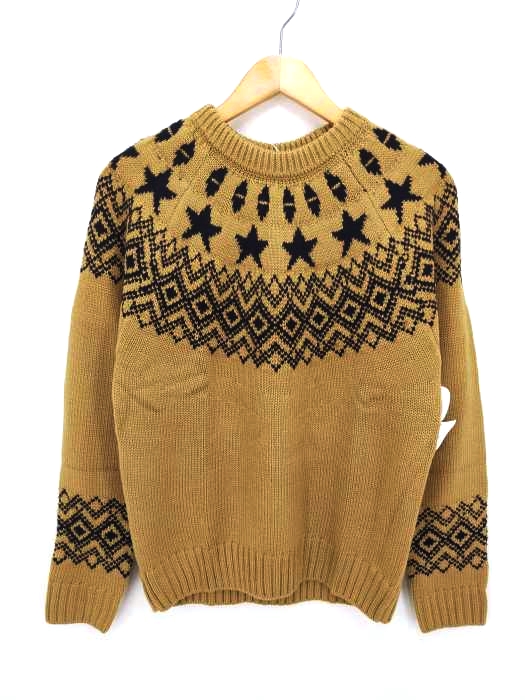 アズールバイマウジー AZUL by moussy FAIR ISLE STAR KNIT メンズ  M