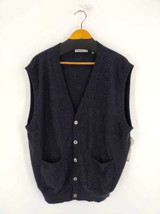 USED古着(ユーズドフルギ) {{CASHMERE ELITE}}  100%カシミヤ ニットベスト メンズ JPN：XL
