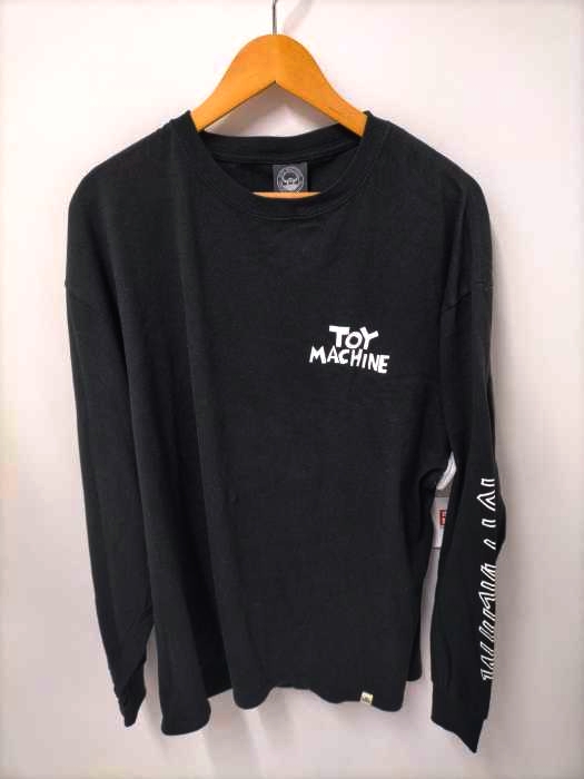 TOY MACHINE(トイマシーン) 背面プリントクルーネックL/S Tシャツ メンズ JPN：L