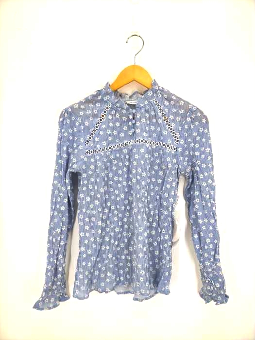 ZARA(ザラ) FLORAL BLOUSE レディース import：XS