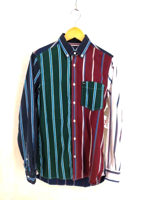 TOMMY HILFIGER(トミーヒルフィガー) マルチストライプボタンダウンシャツ メンズ JPN：S