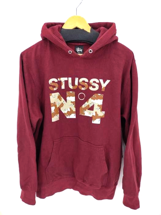 ステューシー Stussy フロント迷彩ロゴ プルオーバーパーカー  メンズ JPN：L