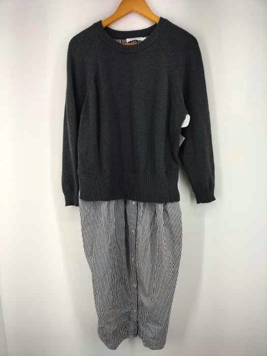 アメリカンホリック AMERICAN HOLIC ドッキングニットシャツワンピース レディース JPN：L