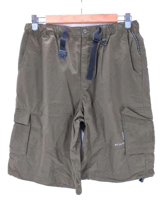 コロンビア Columbia リップストップ チタニウム カーゴハーフパンツ メンズ JPN：L