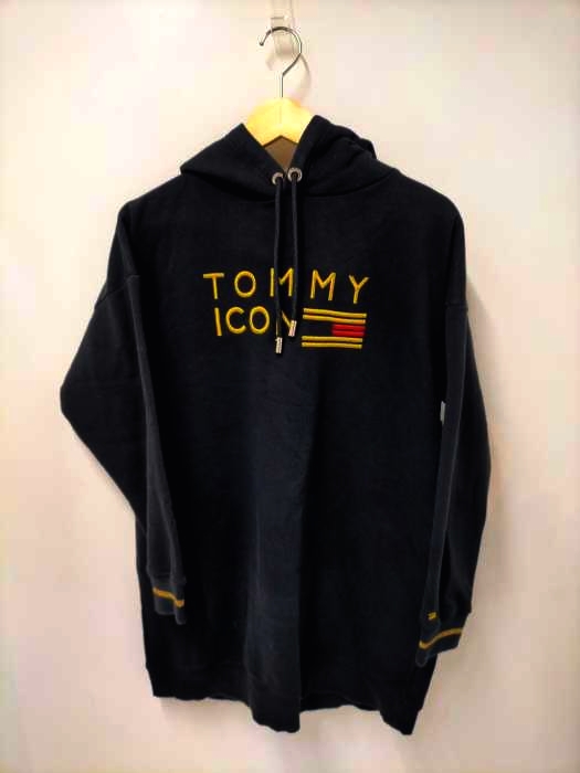 トミーアイコン TOMMY ICONS フロントロゴフーディーワンピース レディース  M