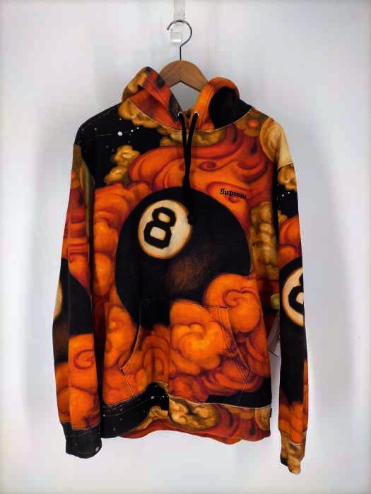 シュプリーム Supreme Martin Wong 8-Ball Hooded Sweatshirt  メンズ JPN：L