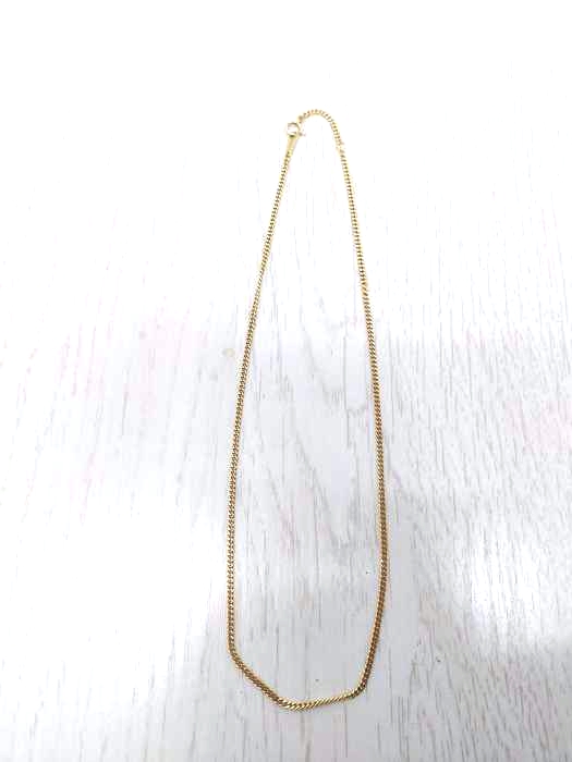 ユーズドフルギ USED古着 K18 5g 0.3mm 40.5cm 喜平ネックレス メンズ 表記無